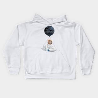 Dog astronaut Kids Hoodie